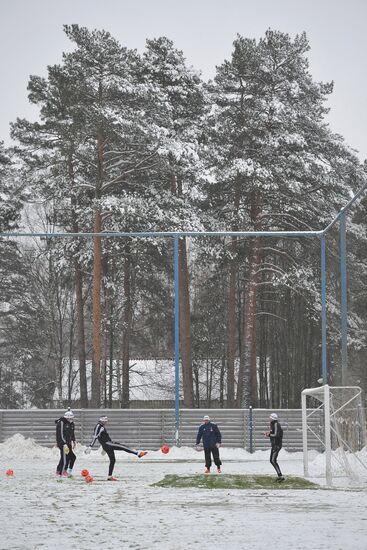 Football. FC Anzhi holds training session