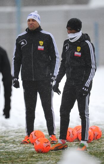 Football. FC Anzhi holds training session