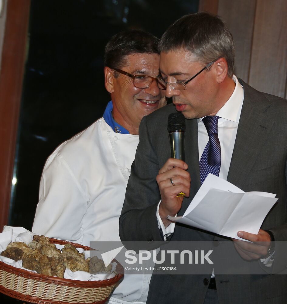 6th White Truffle charity dinner