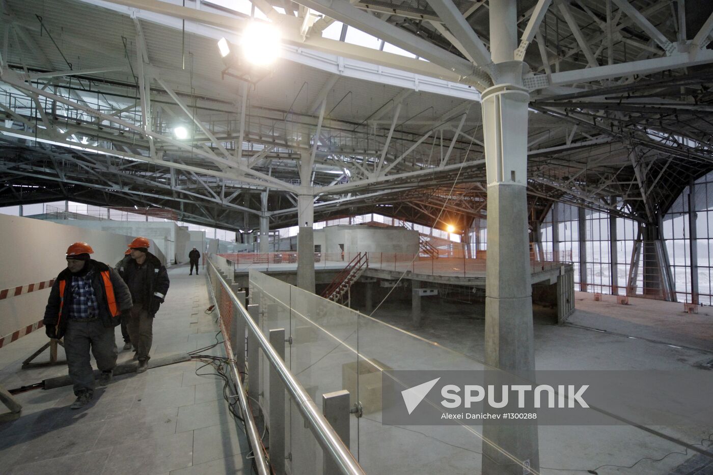 Construction of Pulkovo airport's new terminal