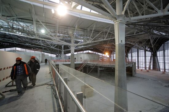 Construction of Pulkovo airport's new terminal