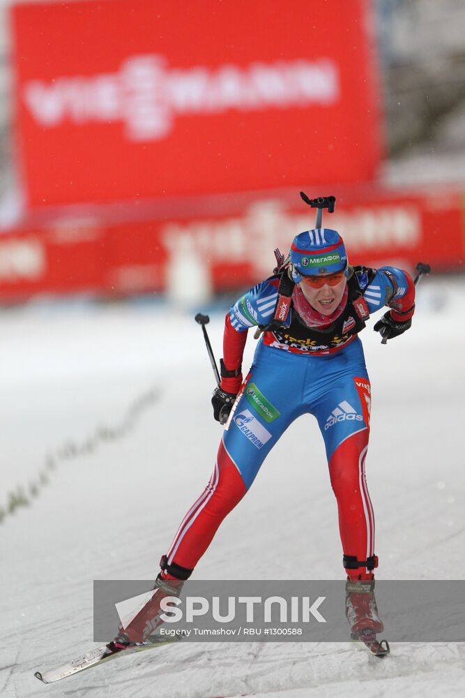 Biathlon. First stage of World Cup. Women's Individual