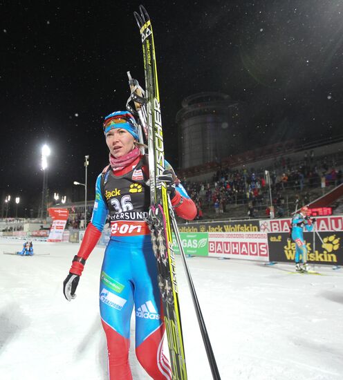 Biathlon. First stage of World Cup. Women's Individual