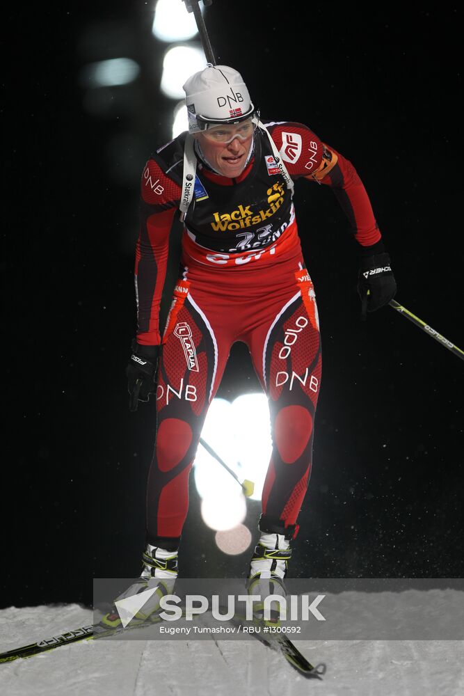 Biathlon. First stage of World Cup. Women's Individual