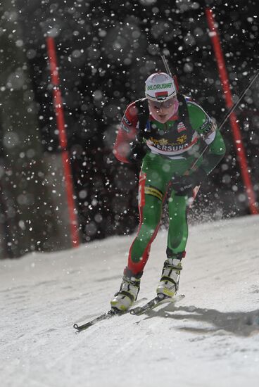 Biathlon. First stage of World Cup. Women's Individual