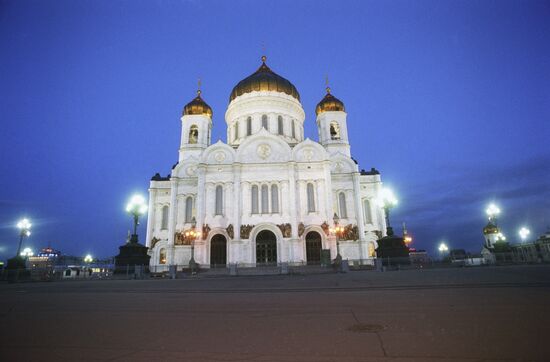 Cathedral of Christ the Savior in Moscow