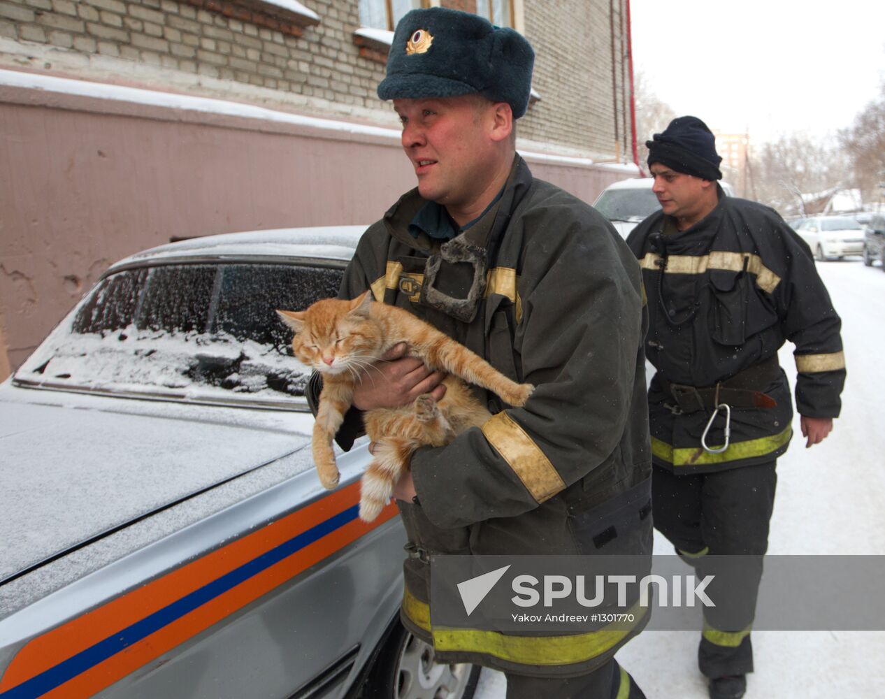 Natural gas explodes in a Tomsk house