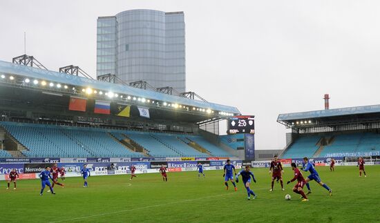 MOSCOW, RUSSIA, MARCH 13, 2021. The 2020/21 Russian Football Premier  League. Round 22. Football match between Dinamo (Moscow) vs Spartak (Moscow)  at VTB Arena. Photo by Stupnikov Alexander/FC Spartak Stock Photo - Alamy