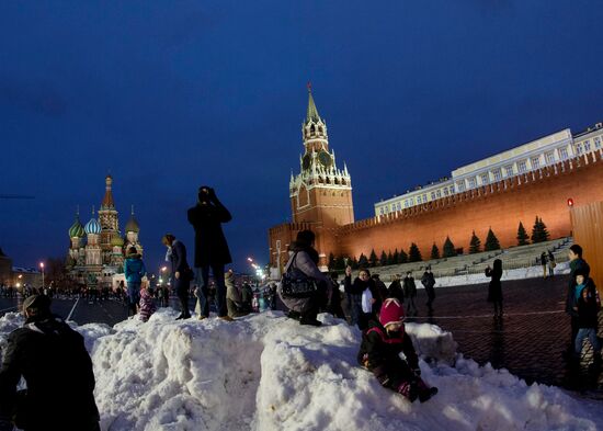 GUM-skating rink opens on Red Square