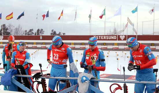 Biathlon. 2012-13 World Cup I. Men's Pursuit