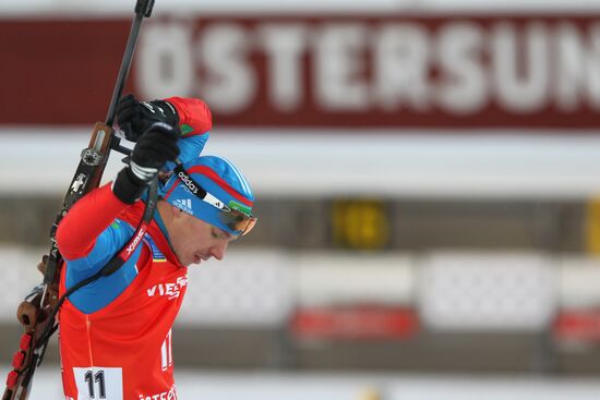 Biathlon. 2012-13 World Cup I. Men's Pursuit