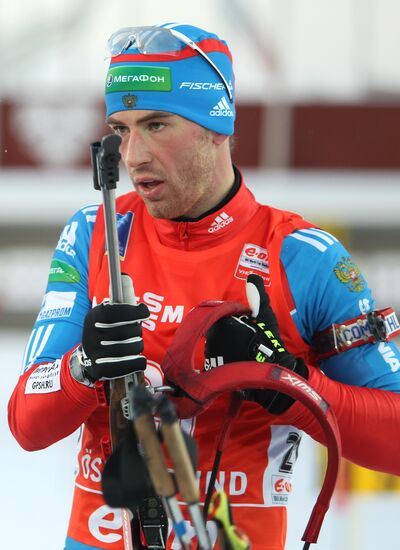 Biathlon. 2012-13 World Cup I. Men's Pursuit