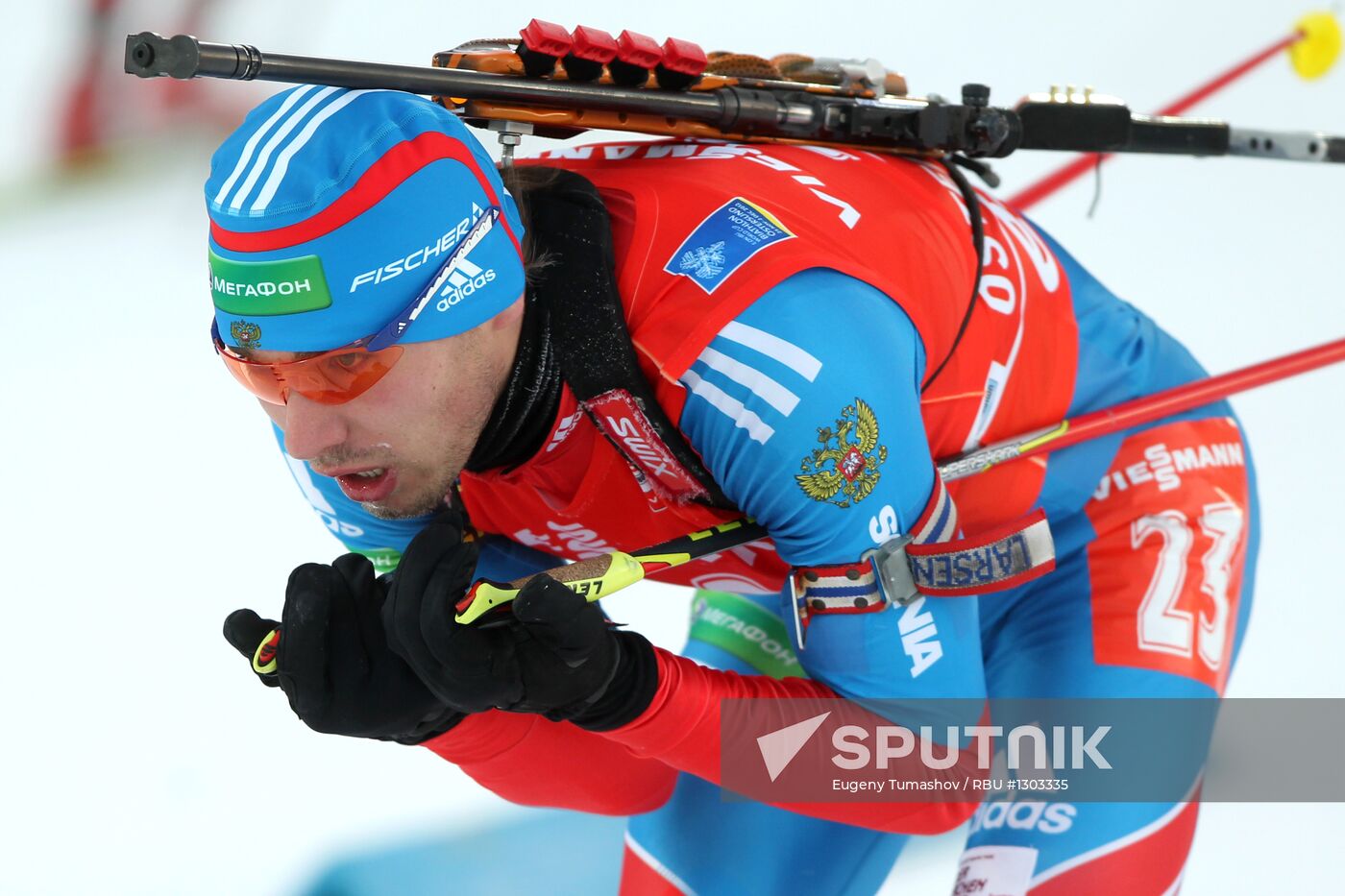 Biathlon. 2012-13 World Cup I. Men's Pursuit