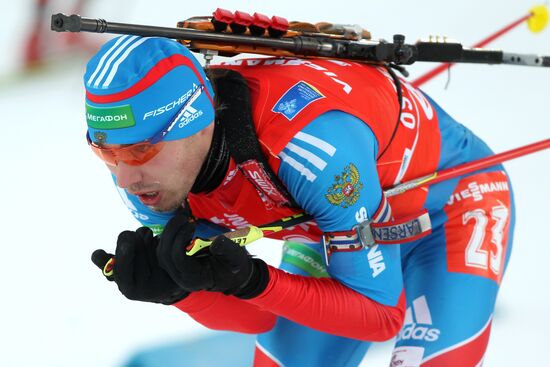 Biathlon. 2012-13 World Cup I. Men's Pursuit