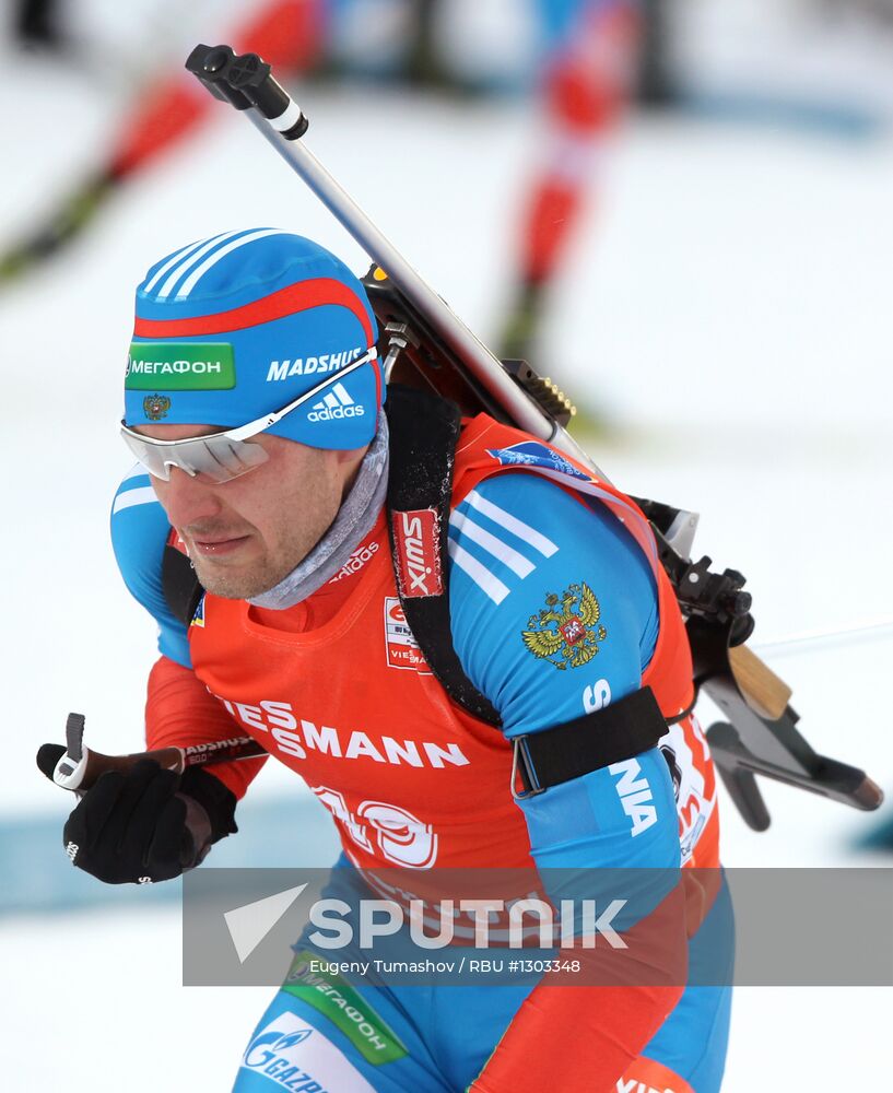 Biathlon. 2012-13 World Cup I. Men's Pursuit