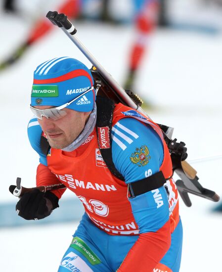 Biathlon. 2012-13 World Cup I. Men's Pursuit