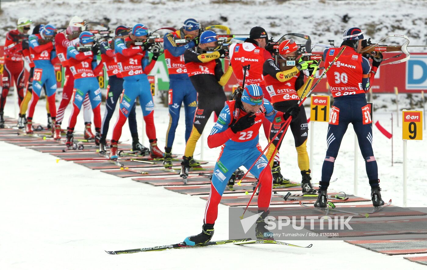 Biathlon. 2012-13 World Cup I. Men's Pursuit