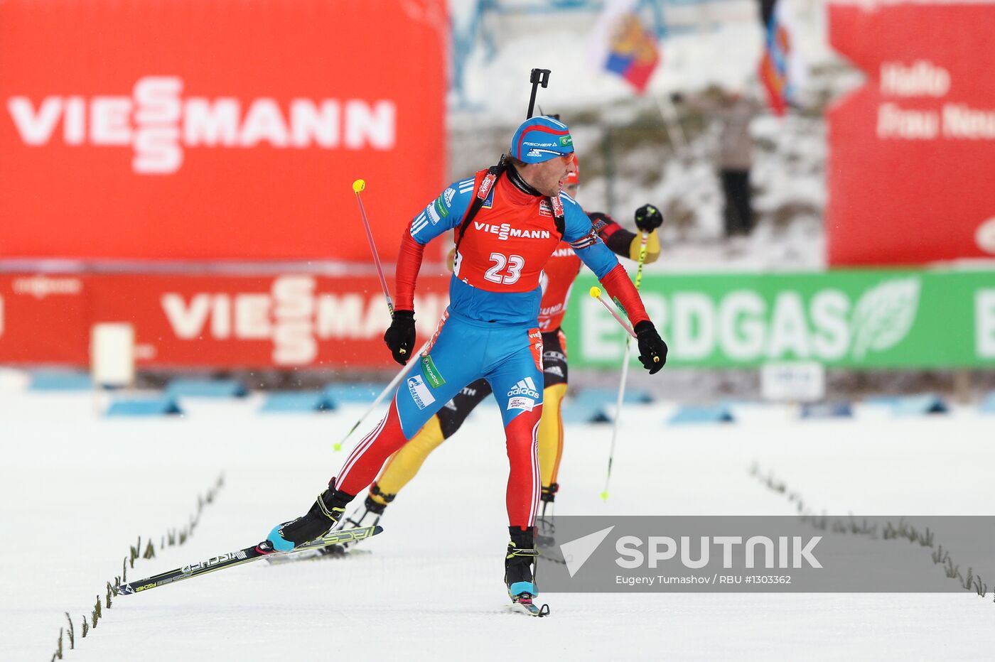 Biathlon. 2012-13 World Cup I. Men's Pursuit