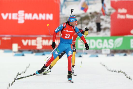 Biathlon. 2012-13 World Cup I. Men's Pursuit