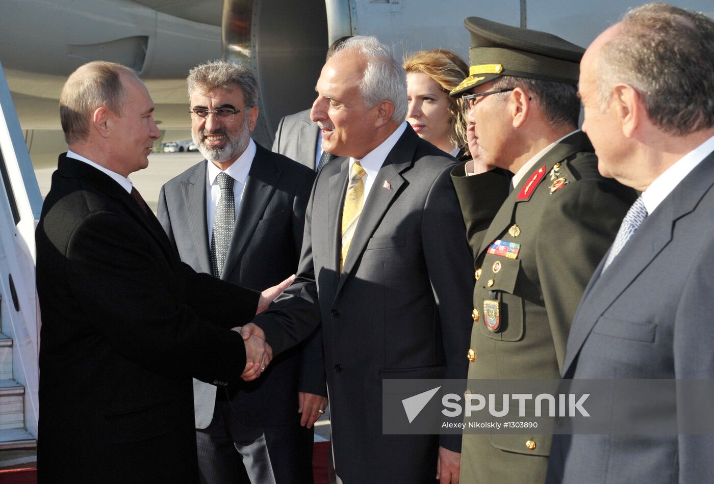 President Vladimir Putin on a visit to Turkey