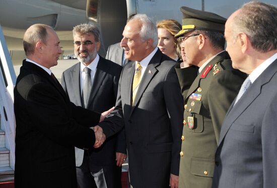 President Vladimir Putin on a visit to Turkey