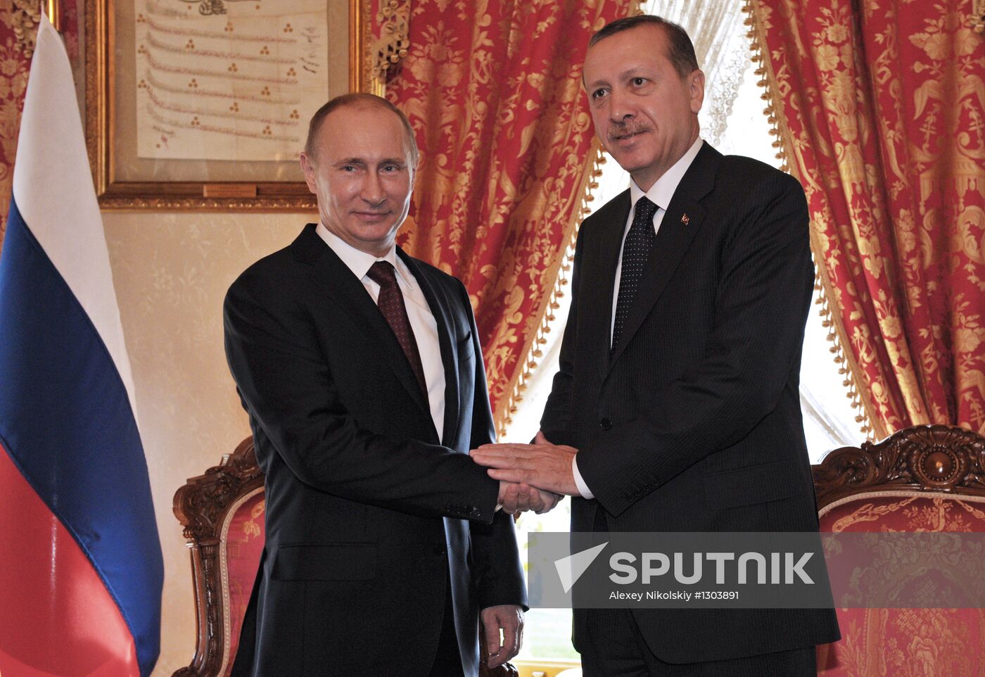 President Vladimir Putin on a visit to Turkey