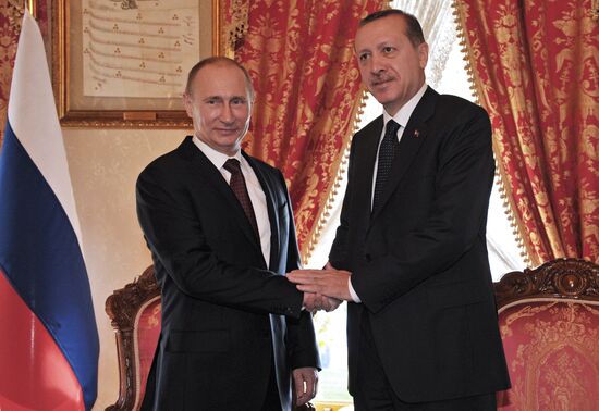President Vladimir Putin on a visit to Turkey