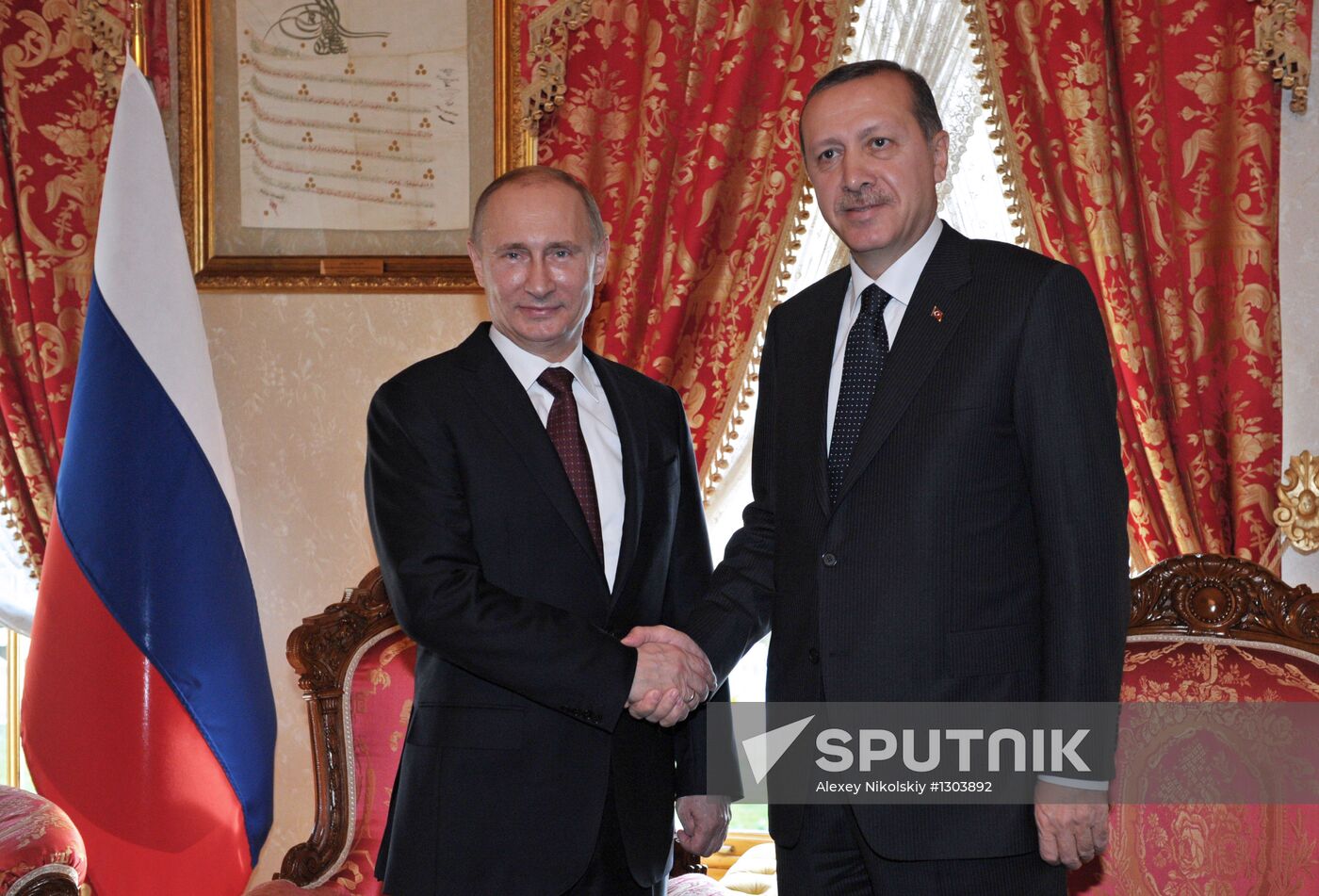 President Vladimir Putin on a visit to Turkey