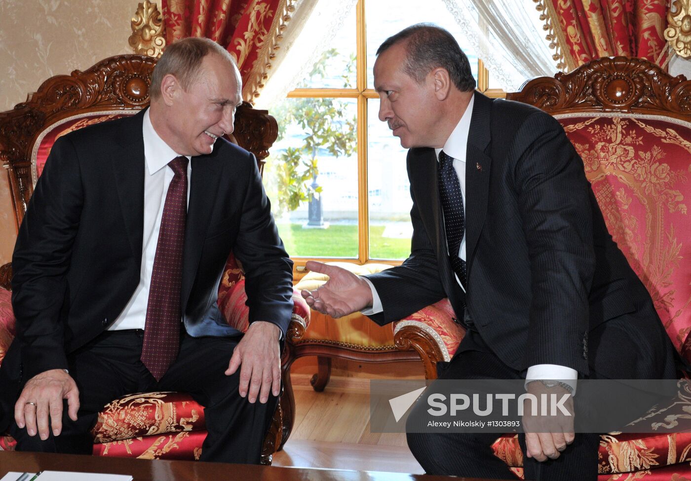President Vladimir Putin on a visit to Turkey