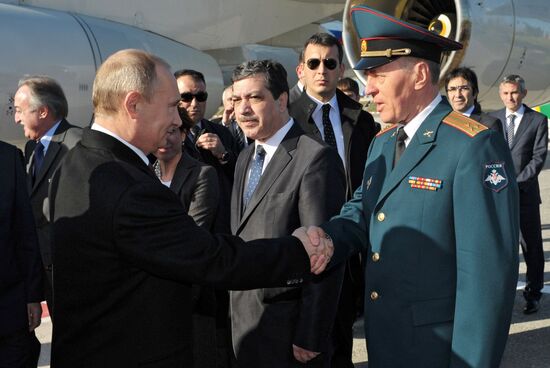 President Vladimir Putin on a visit to Turkey
