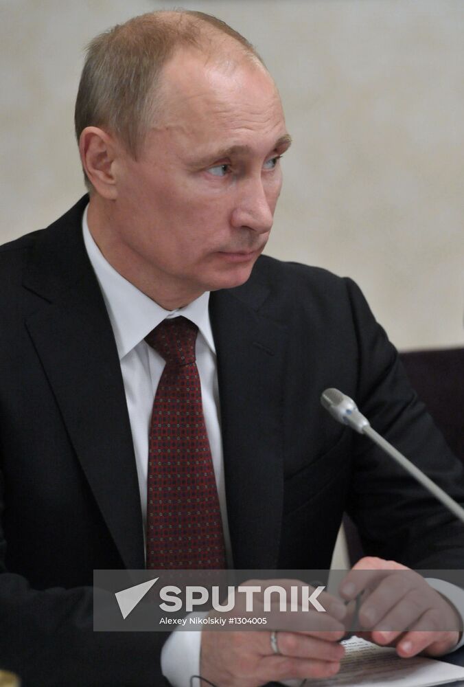 President Vladimir Putin on a visit to Turkey