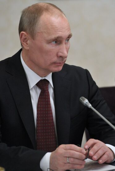 President Vladimir Putin on a visit to Turkey