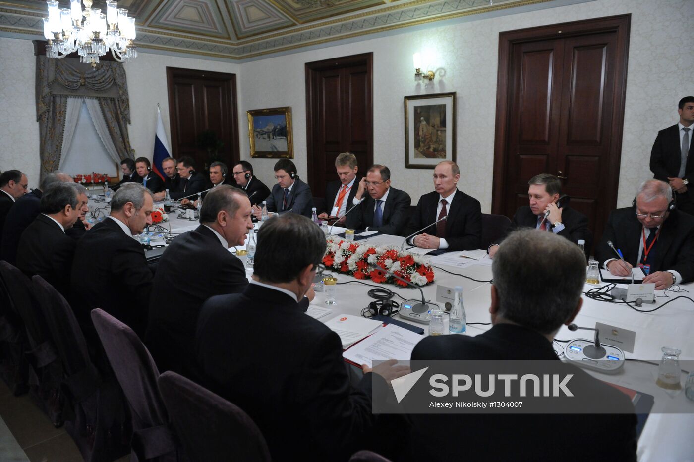 President Vladimir Putin on a visit to Turkey