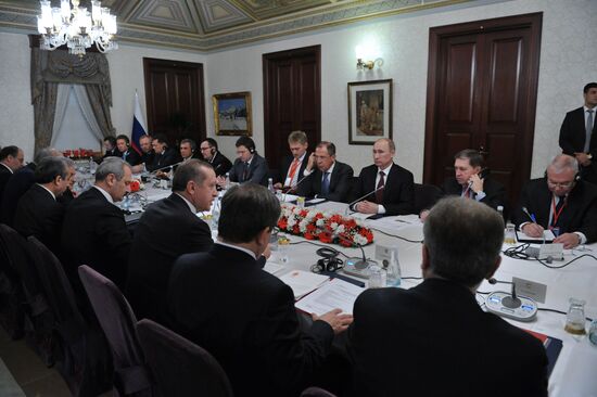 President Vladimir Putin on a visit to Turkey