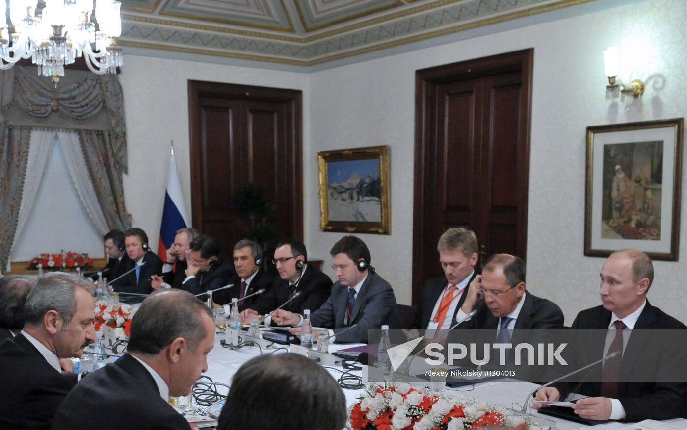 President Vladimir Putin on a visit to Turkey