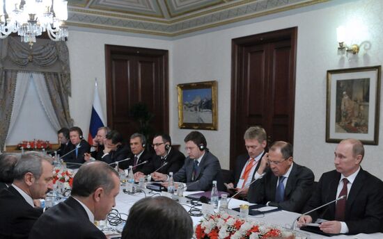 President Vladimir Putin on a visit to Turkey