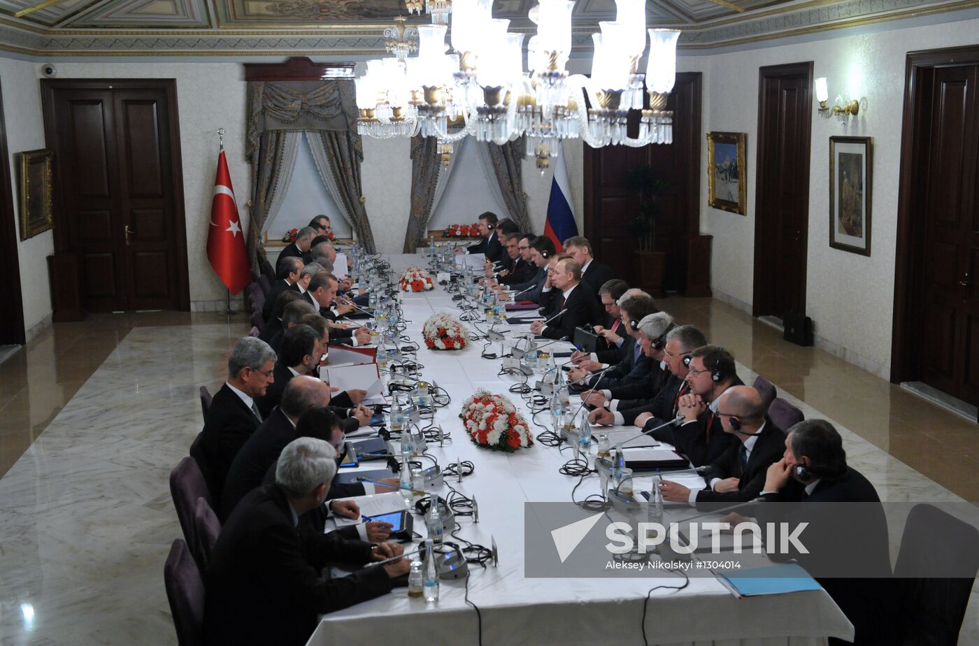 President Vladimir Putin on a visit to Turkey