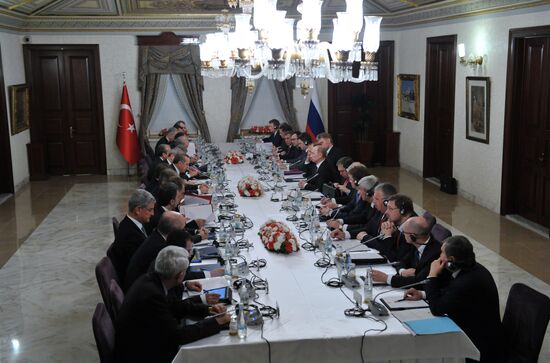 President Vladimir Putin on a visit to Turkey