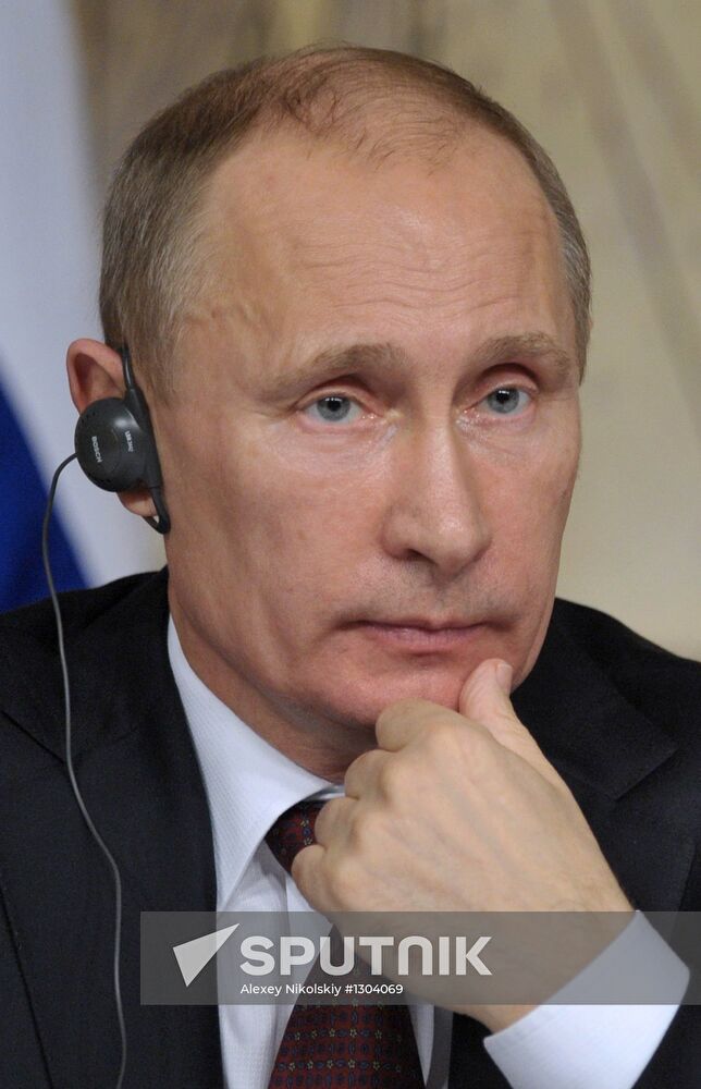 President Vladimir Putin on a visit to Turkey