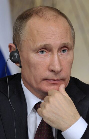 President Vladimir Putin on a visit to Turkey