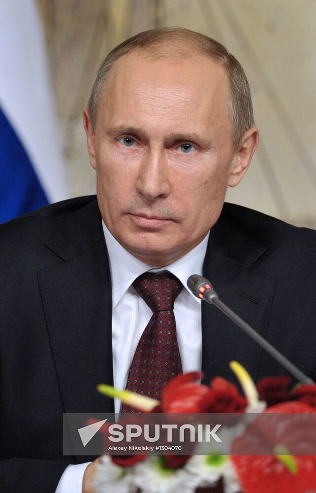 President Vladimir Putin on a visit to Turkey