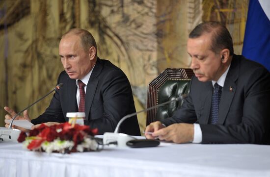 President Vladimir Putin on a visit to Turkey