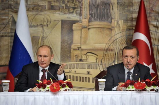President Vladimir Putin on a visit to Turkey