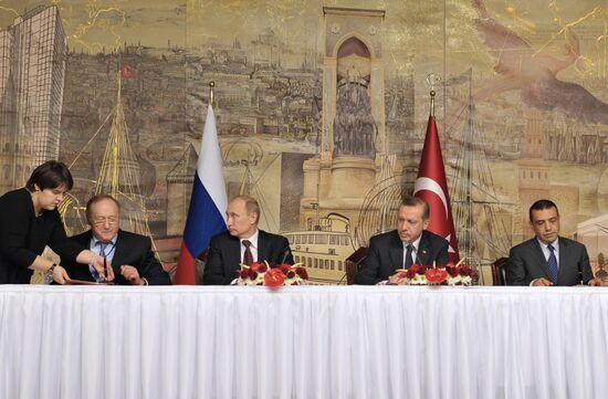 President Vladimir Putin on a visit to Turkey
