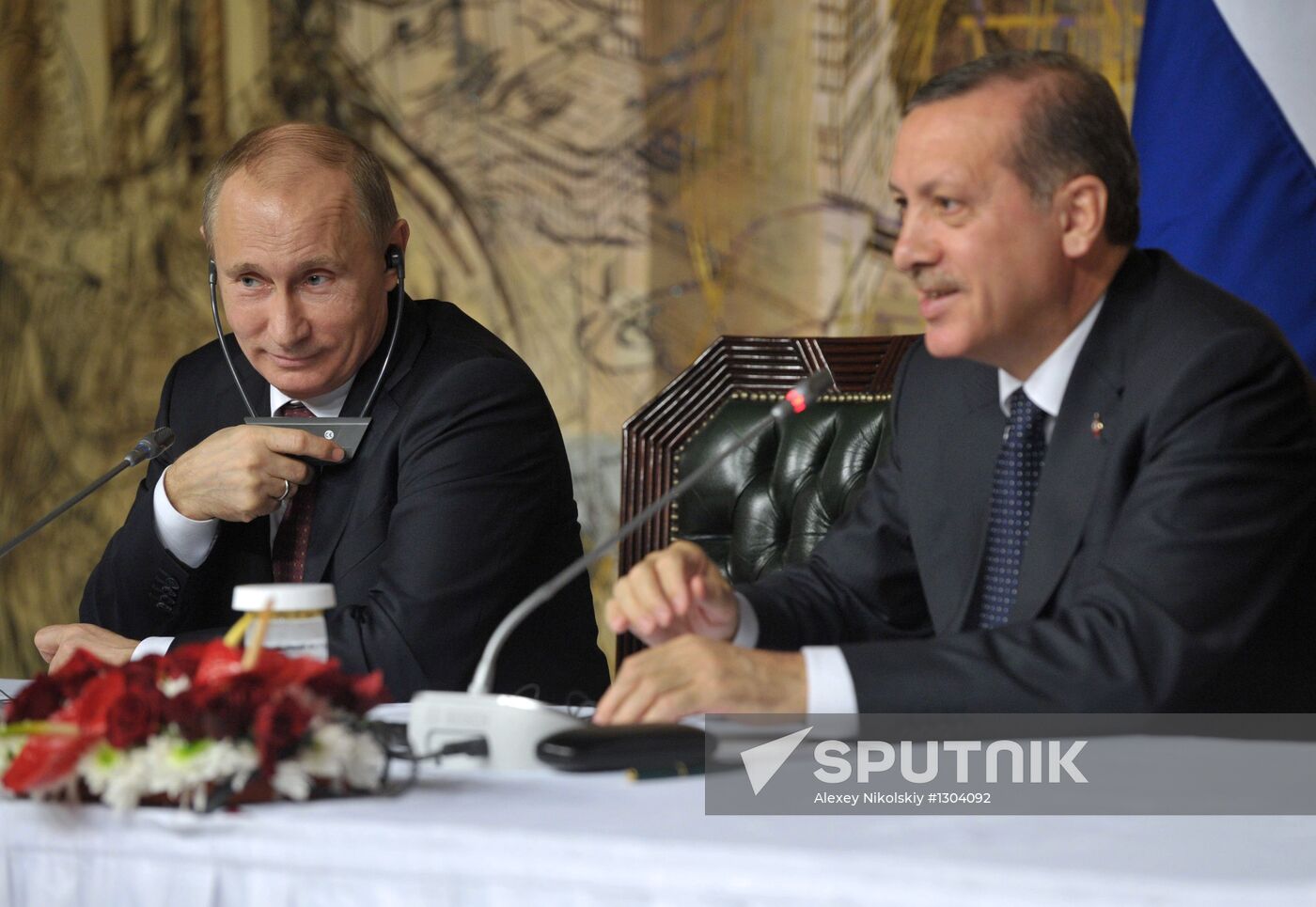 President Vladimir Putin on a visit to Turkey