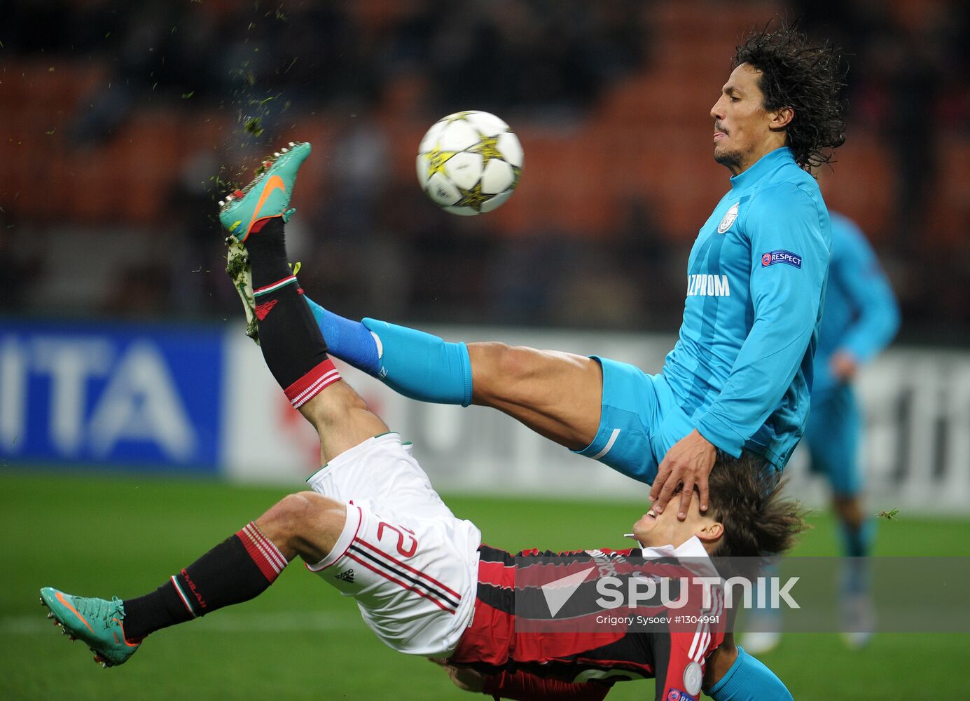 Football Champions League. Zenit vs. Milan