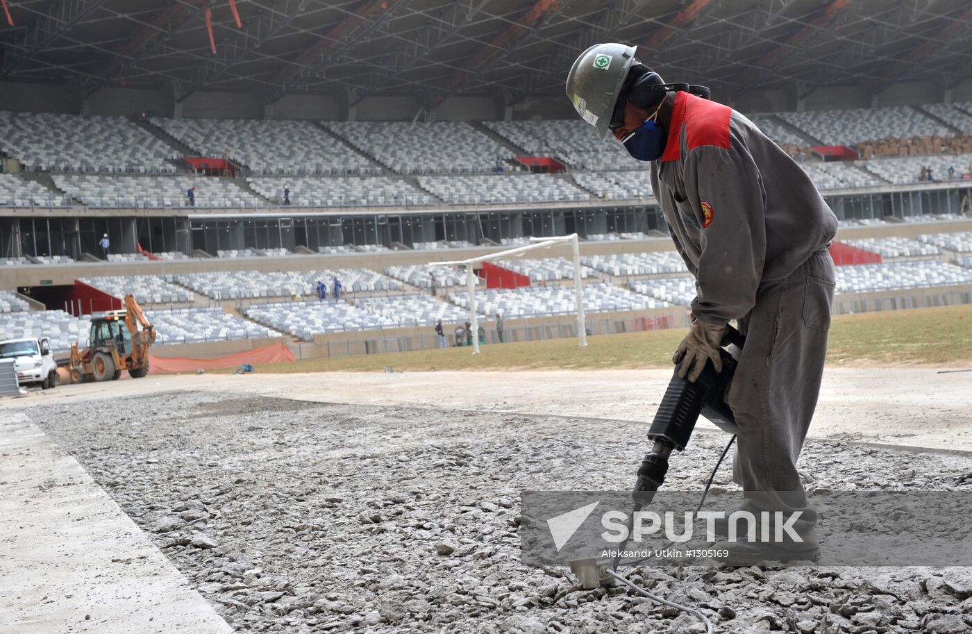 Getting ready for World Football Cup in Brazil