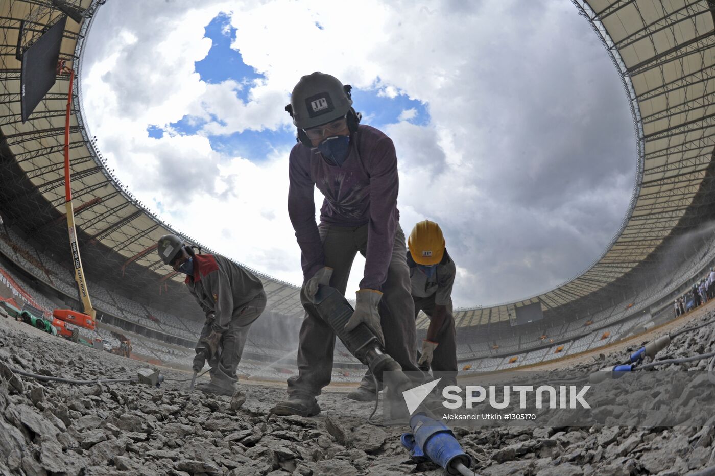 Getting ready for World Football Cup in Brazil