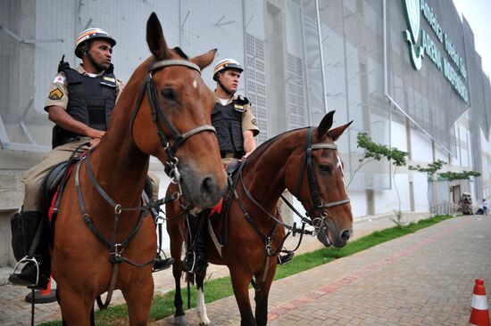 Getting ready for World Football Cup in Brazil
