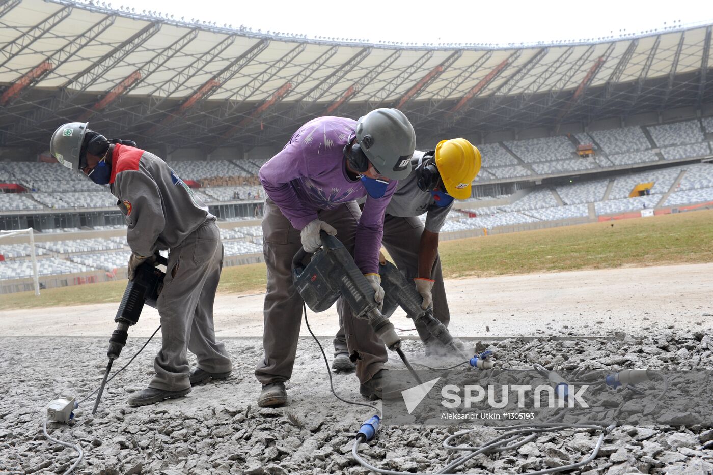 Getting ready for World Football Cup in Brazil